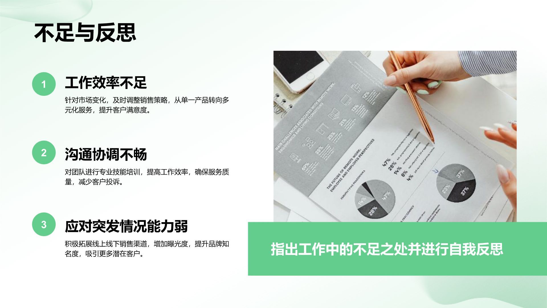 绿色3D风个人年终述职总结PPT模板