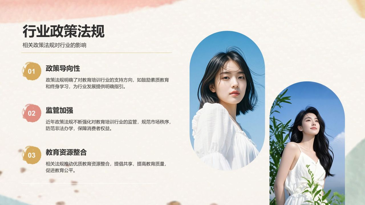 橙色水墨风文科研究小组作业汇报PPT模板