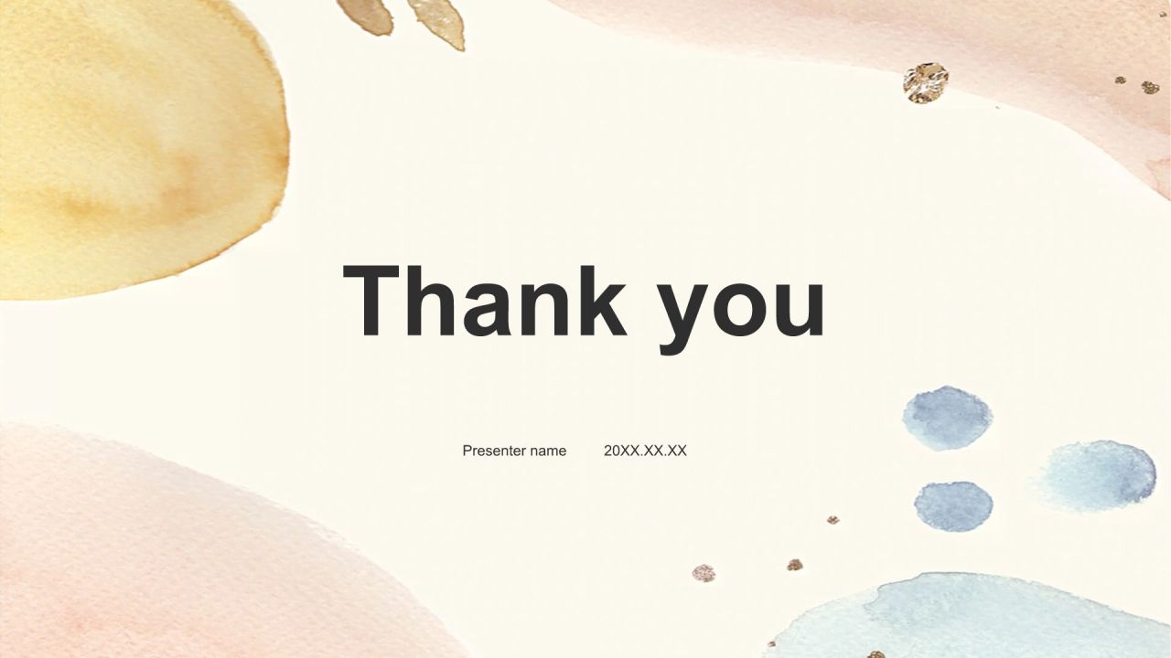 橙色水墨风文科研究小组作业汇报PPT模板