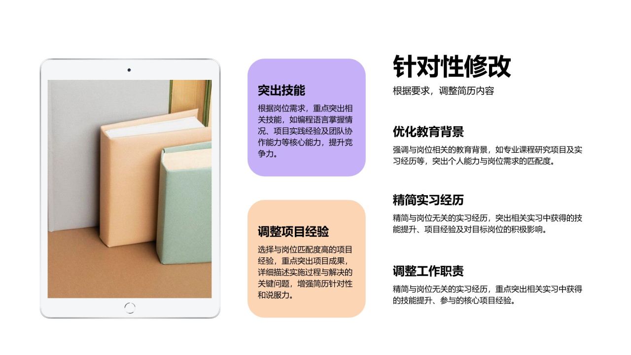 紫色简约风通用个人简历展示PPT模板