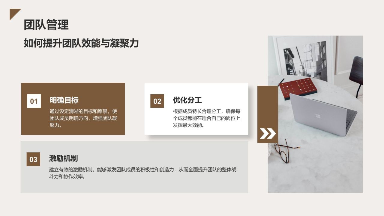 棕色扁平风晋升述职自我介绍PPT模板