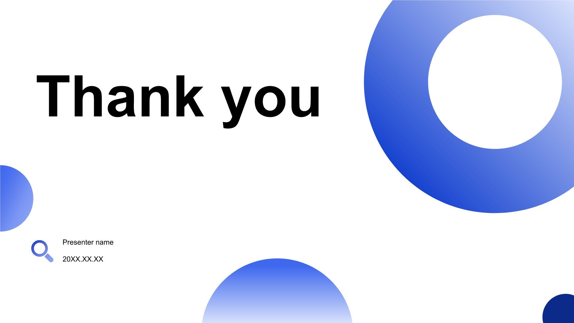 蓝色渐变风个人介绍以及职业成长规划PPT模板