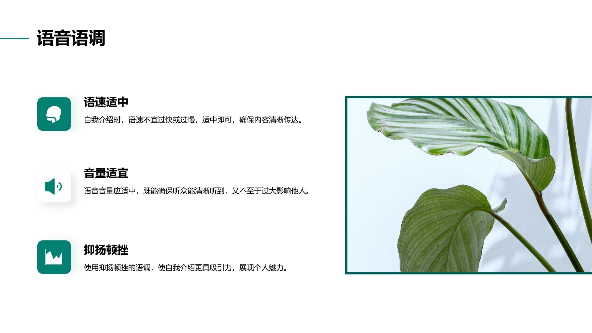 绿色简约风部门招新个人自我介绍PPT模板