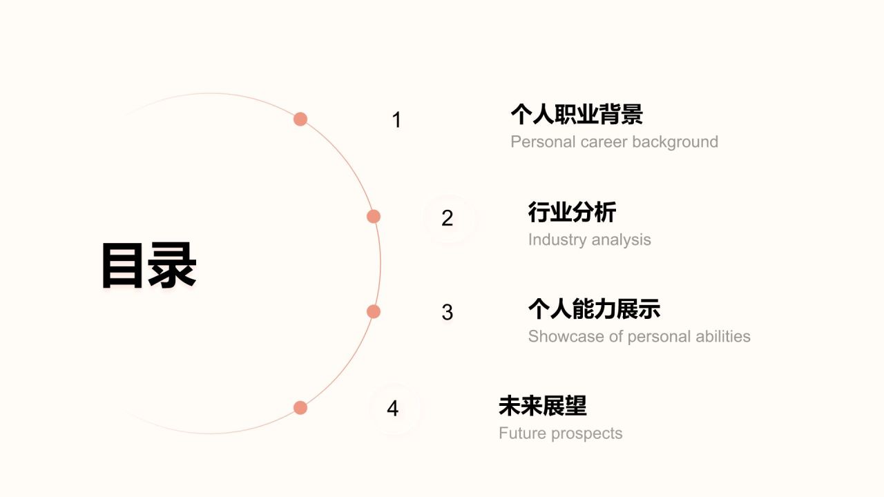 红色渐变风竞选演讲通用PPT模板