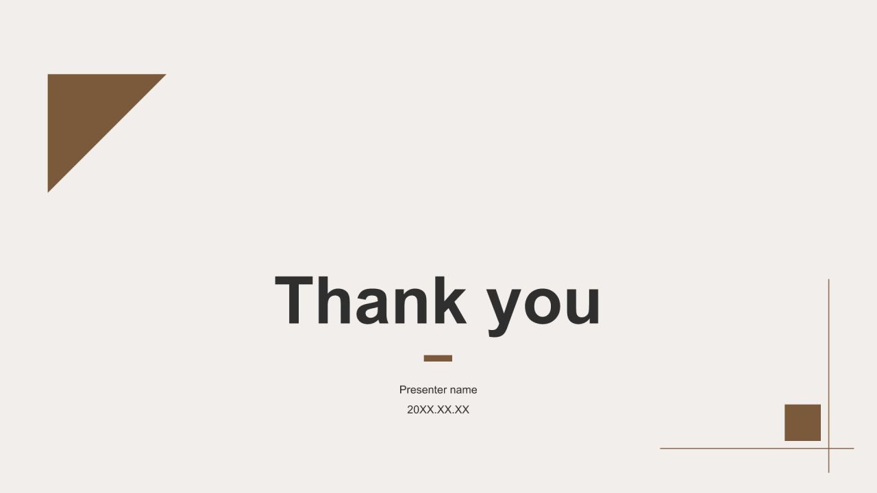 棕色扁平风晋升述职自我介绍PPT主题