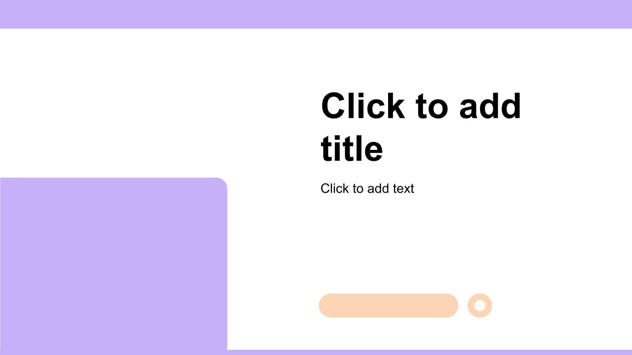 紫色简约风通用个人简历展示PPT主题