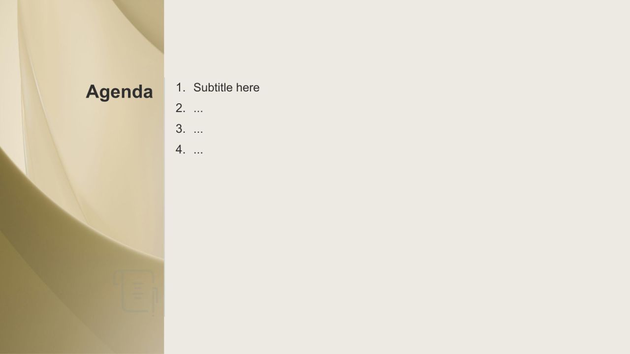 棕色简约风创意图文排版个人简历PPT主题