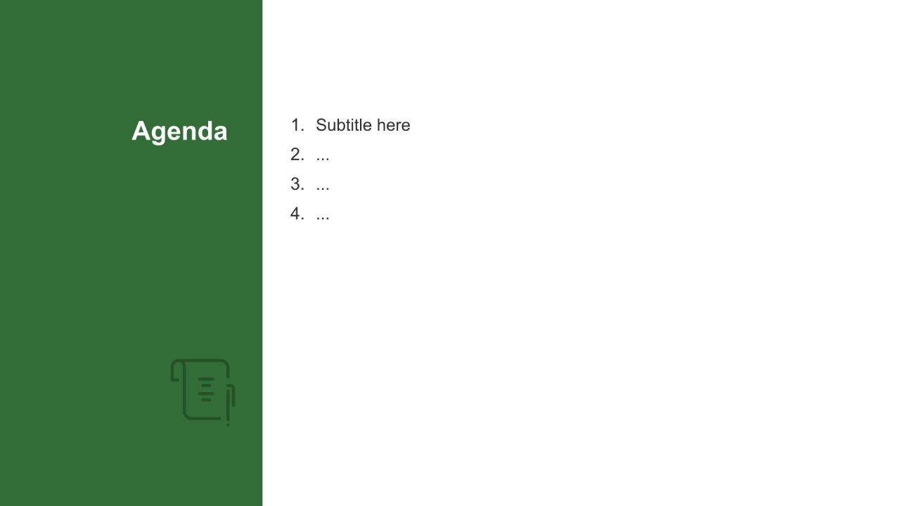 绿色简约风创新创业通用计划书PPT主题