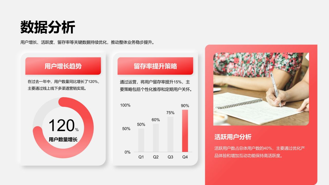 红色新拟态产品经理岗位竞聘答辩PPT模板