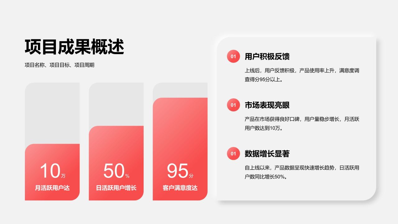 红色新拟态产品经理岗位竞聘答辩PPT模板