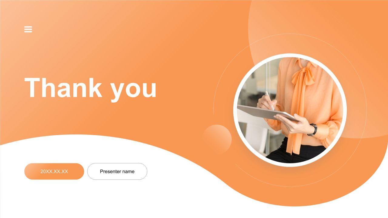 橙色渐变风行政人事主管竞聘PPT模板