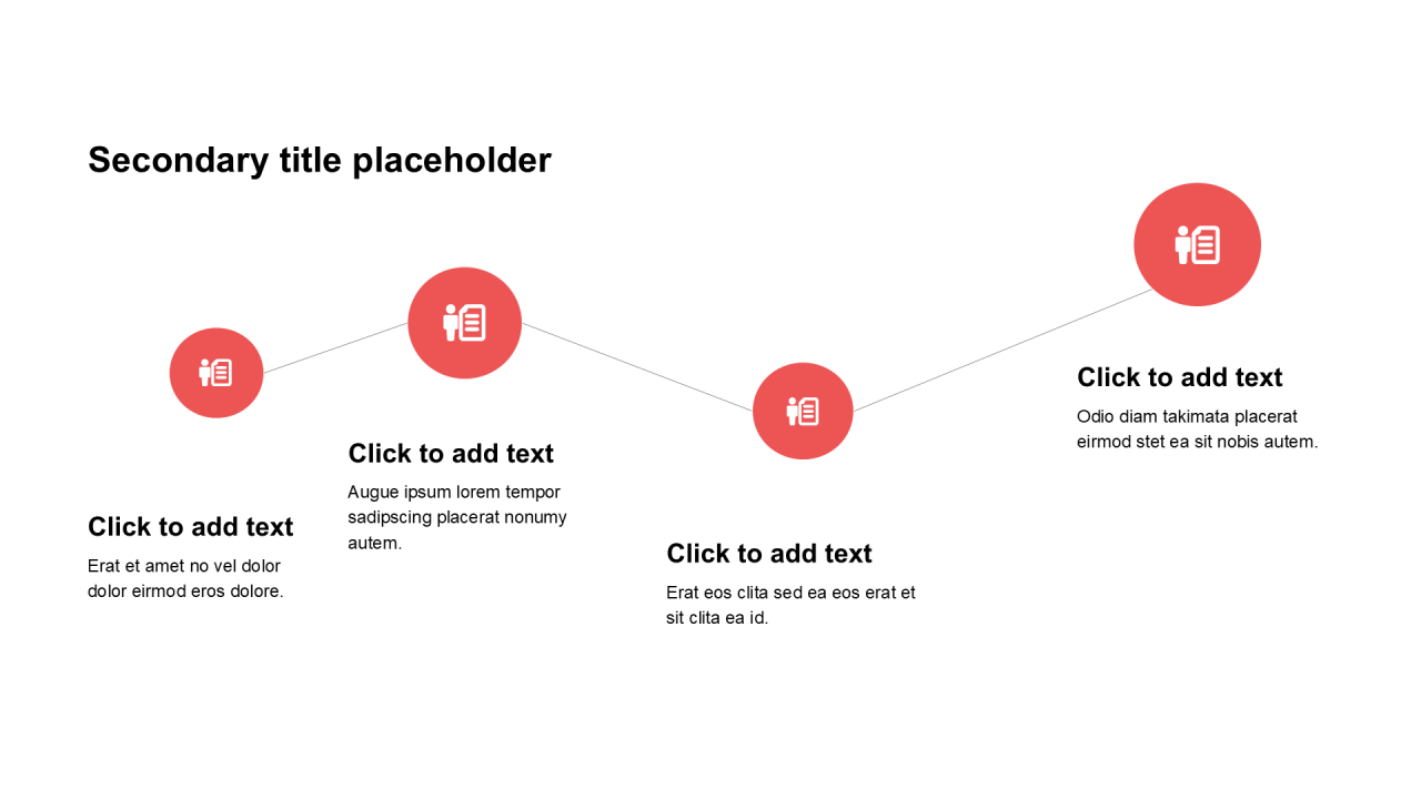 简约风纯文字PPT列表
