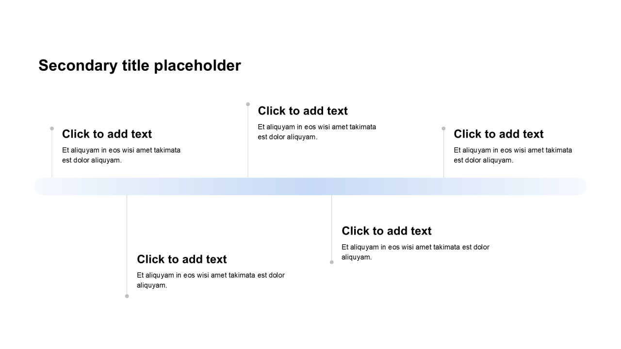 商务风纯文字PPT列表