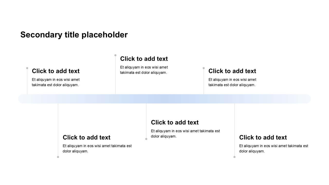 商务风纯文字PPT列表