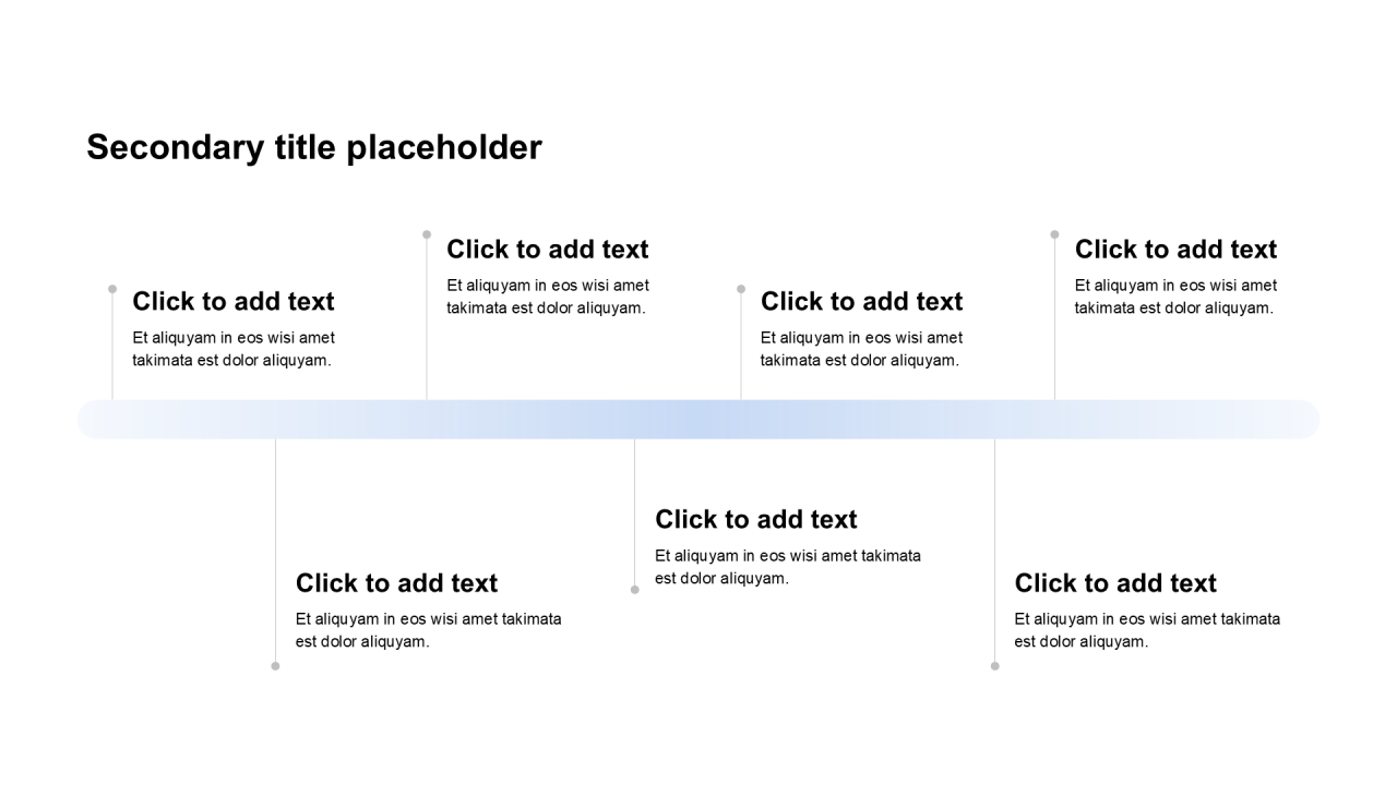 商务风纯文字PPT列表