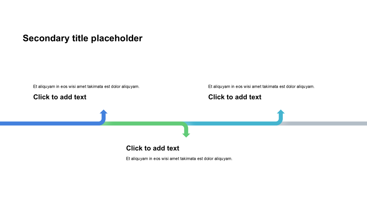 商务风纯文字PPT流程