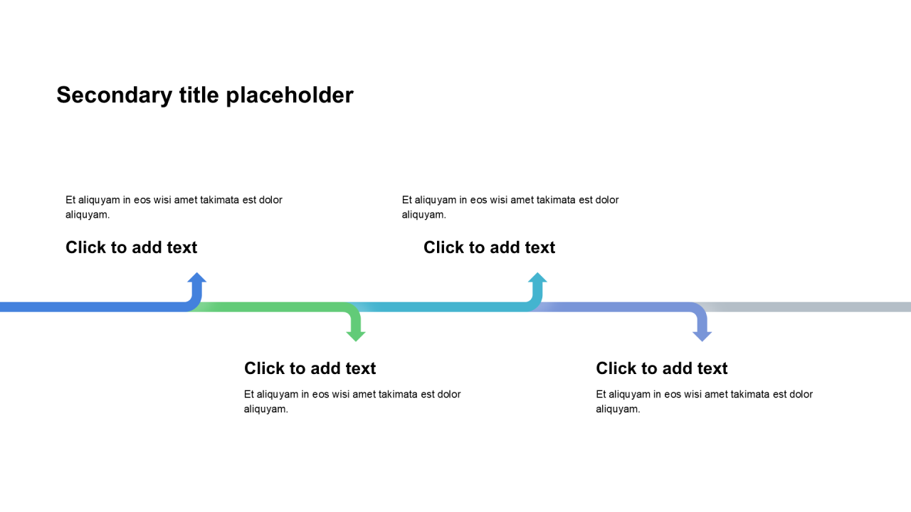 商务风纯文字PPT流程