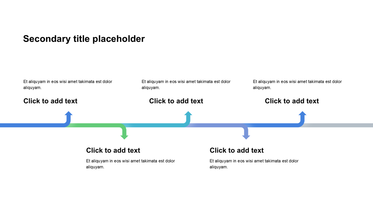 商务风纯文字PPT流程