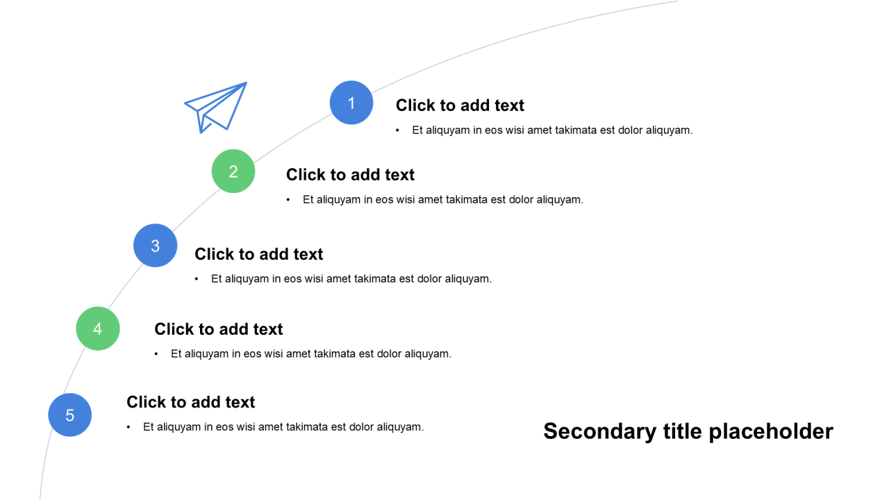 商务风纯文字PPT列表