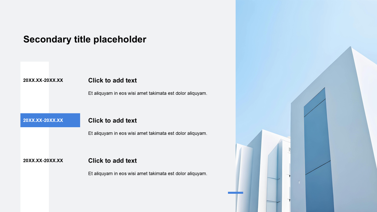 商务风含图片PPT时间轴
