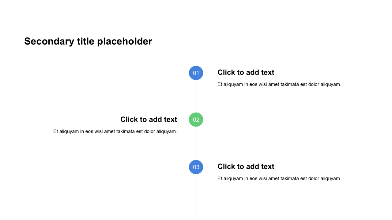 商务风纯文字PPT列表