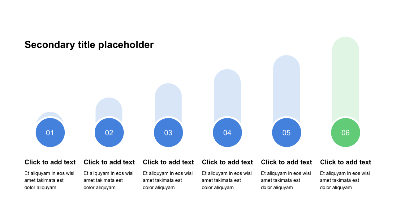 商务风纯文字PPT列表