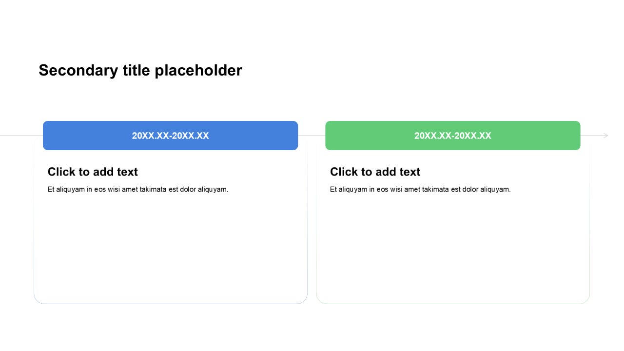 商务风含图片PPT时间轴