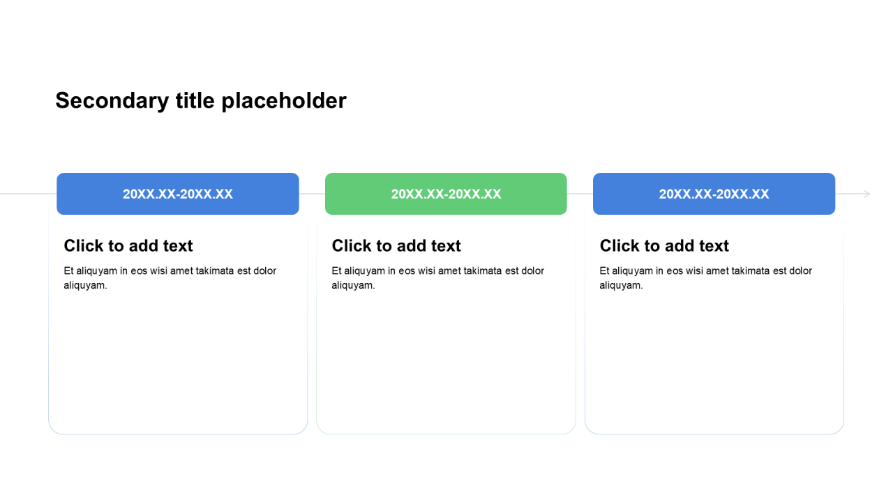 商务风含图片PPT时间轴