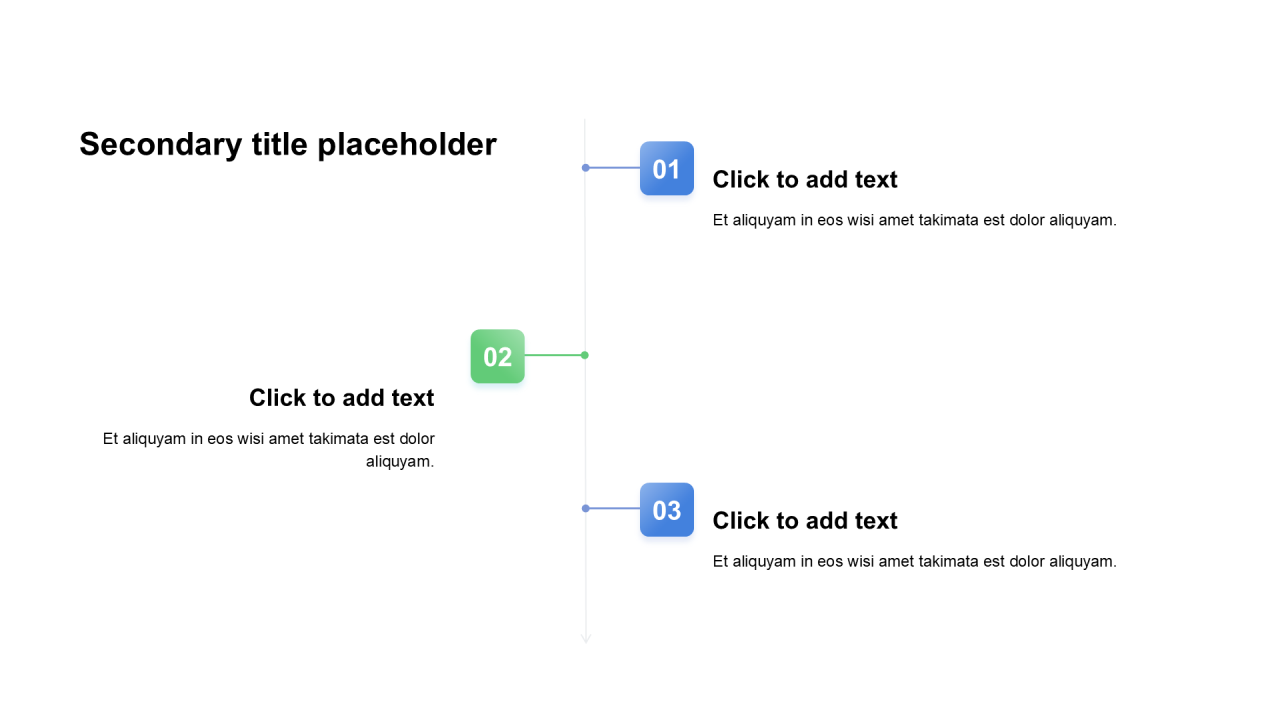 商务风纯文字PPT列表
