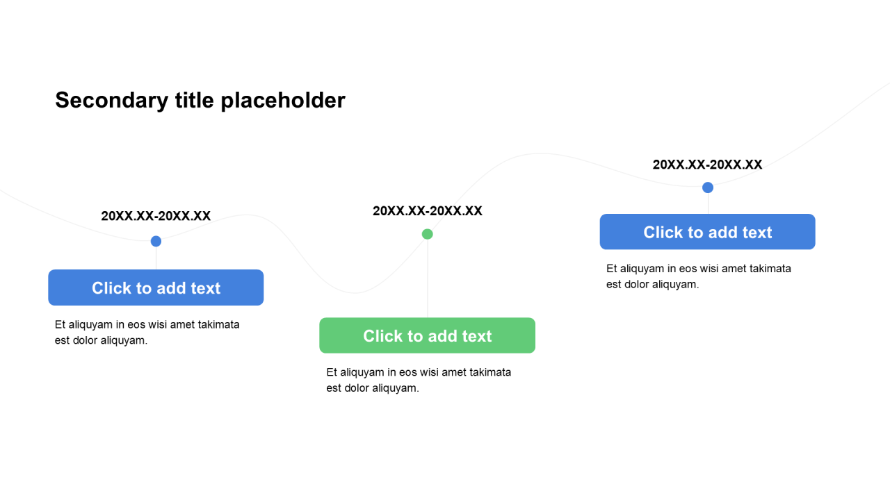商务风含图片PPT时间轴