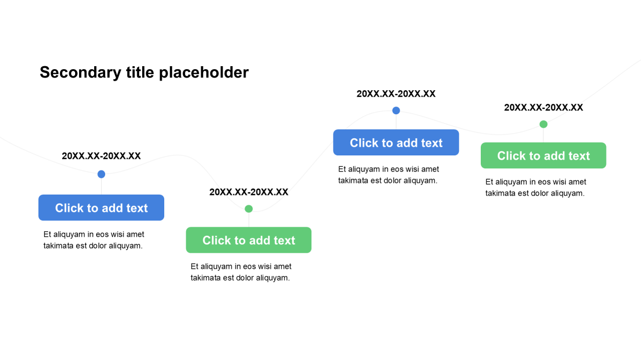 商务风含图片PPT时间轴