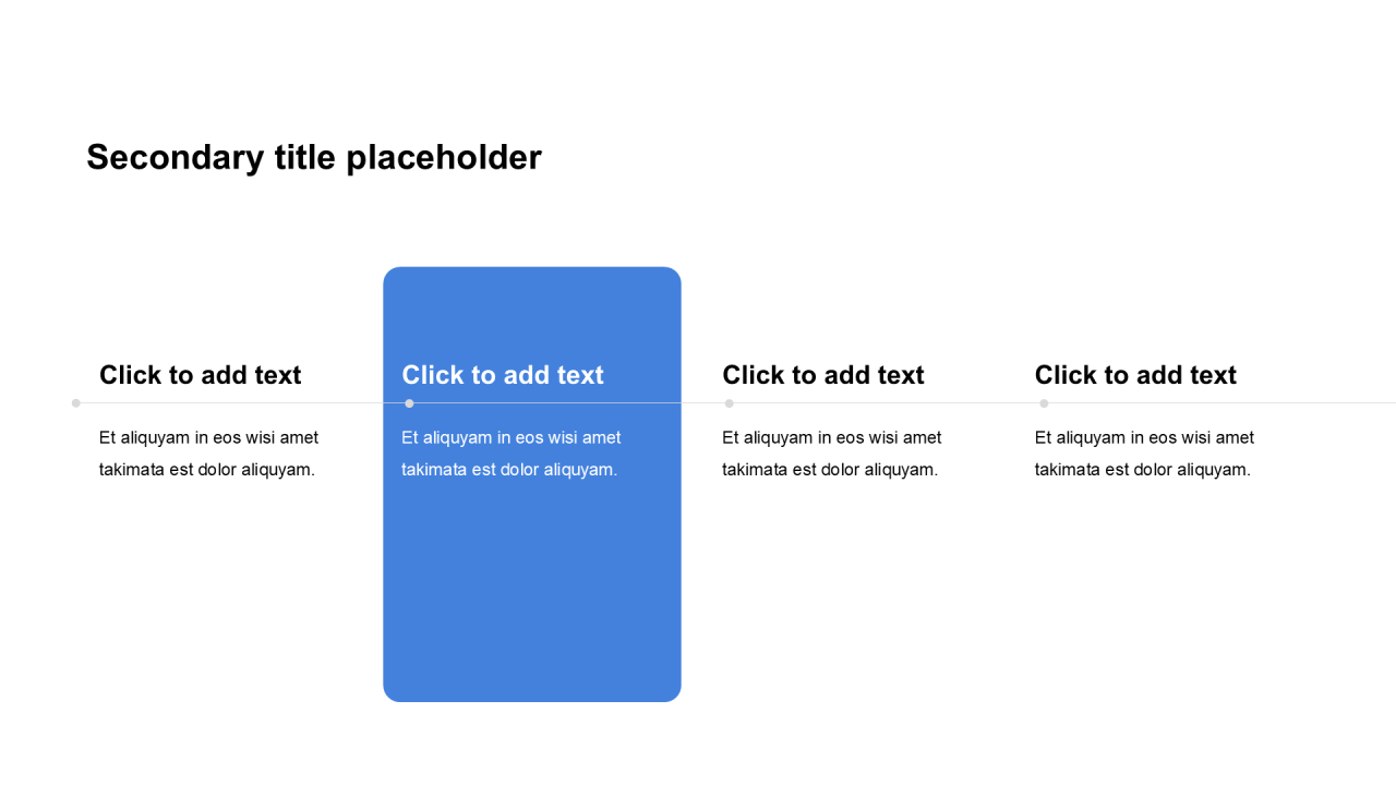 商务风纯文字PPT列表