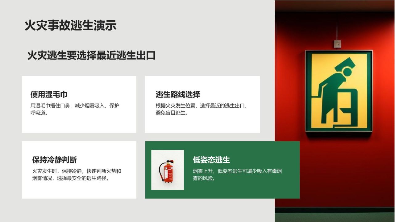 红色3D风消防安全教育培训PPT模板