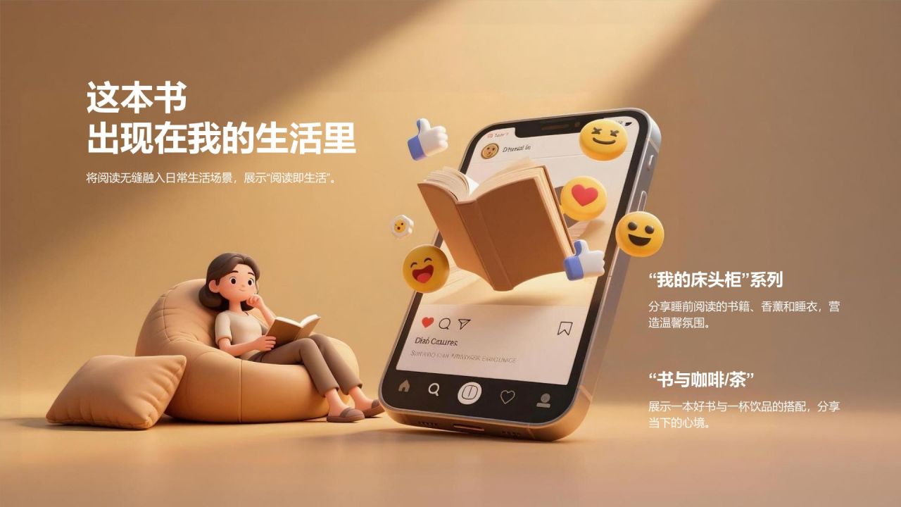 绿色3D风社交媒体营销方案PPT模板