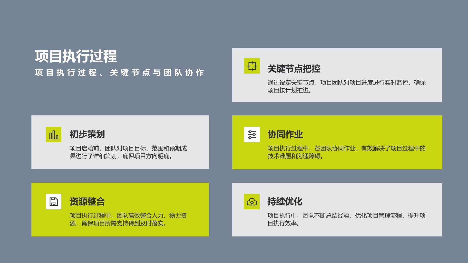 绿色商务风电力工程行业年度项目执行总结PPT模板