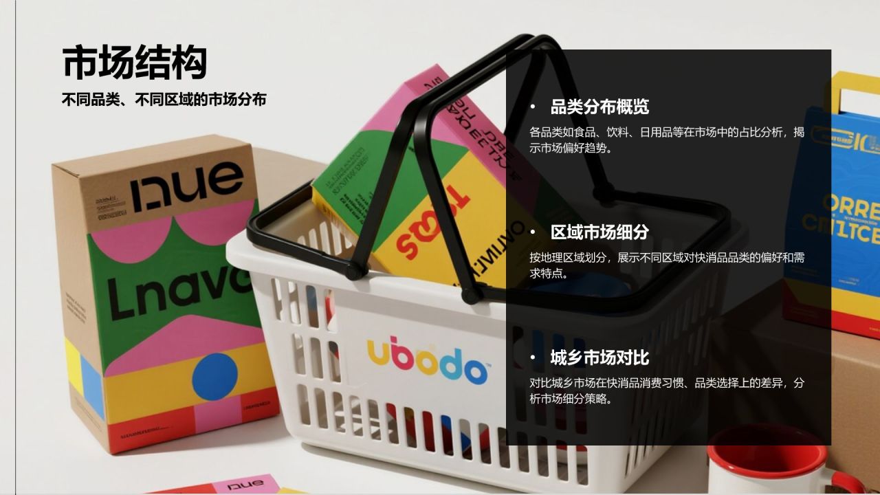 绿色3D风快消品行业年终品牌销售汇报报告PPT模板