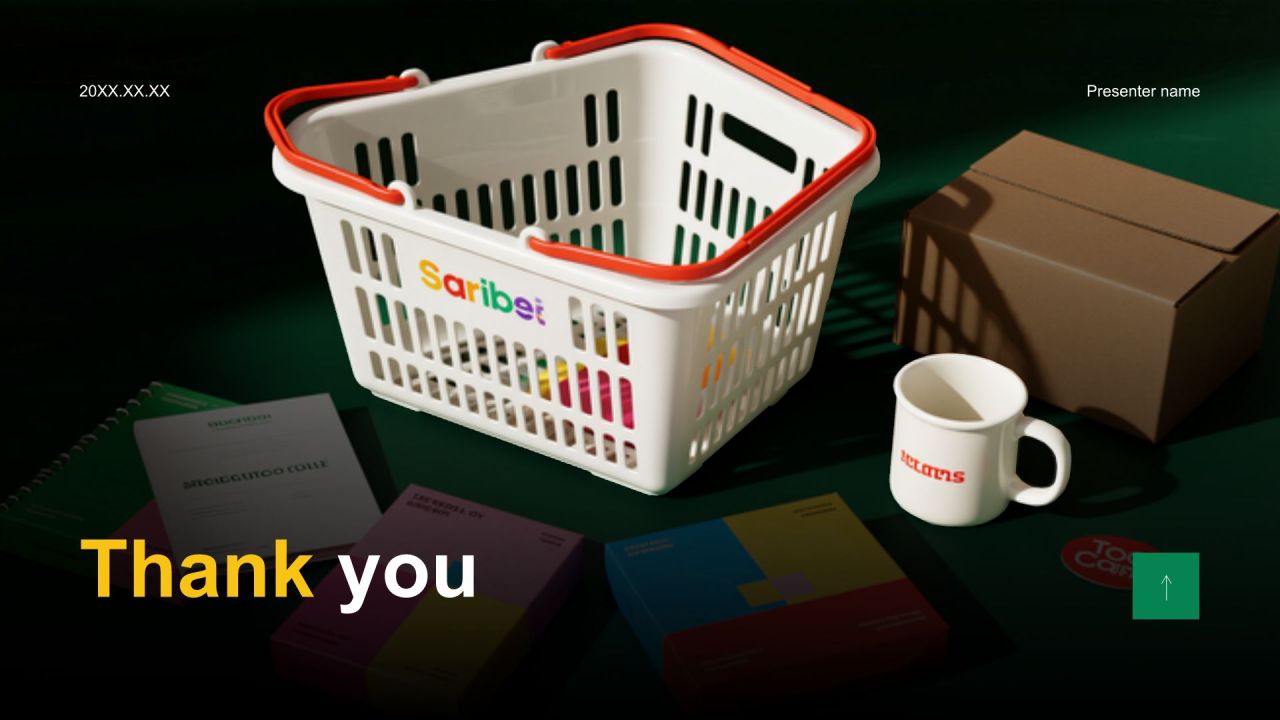 绿色3D风快消品行业年终品牌销售汇报报告PPT模板