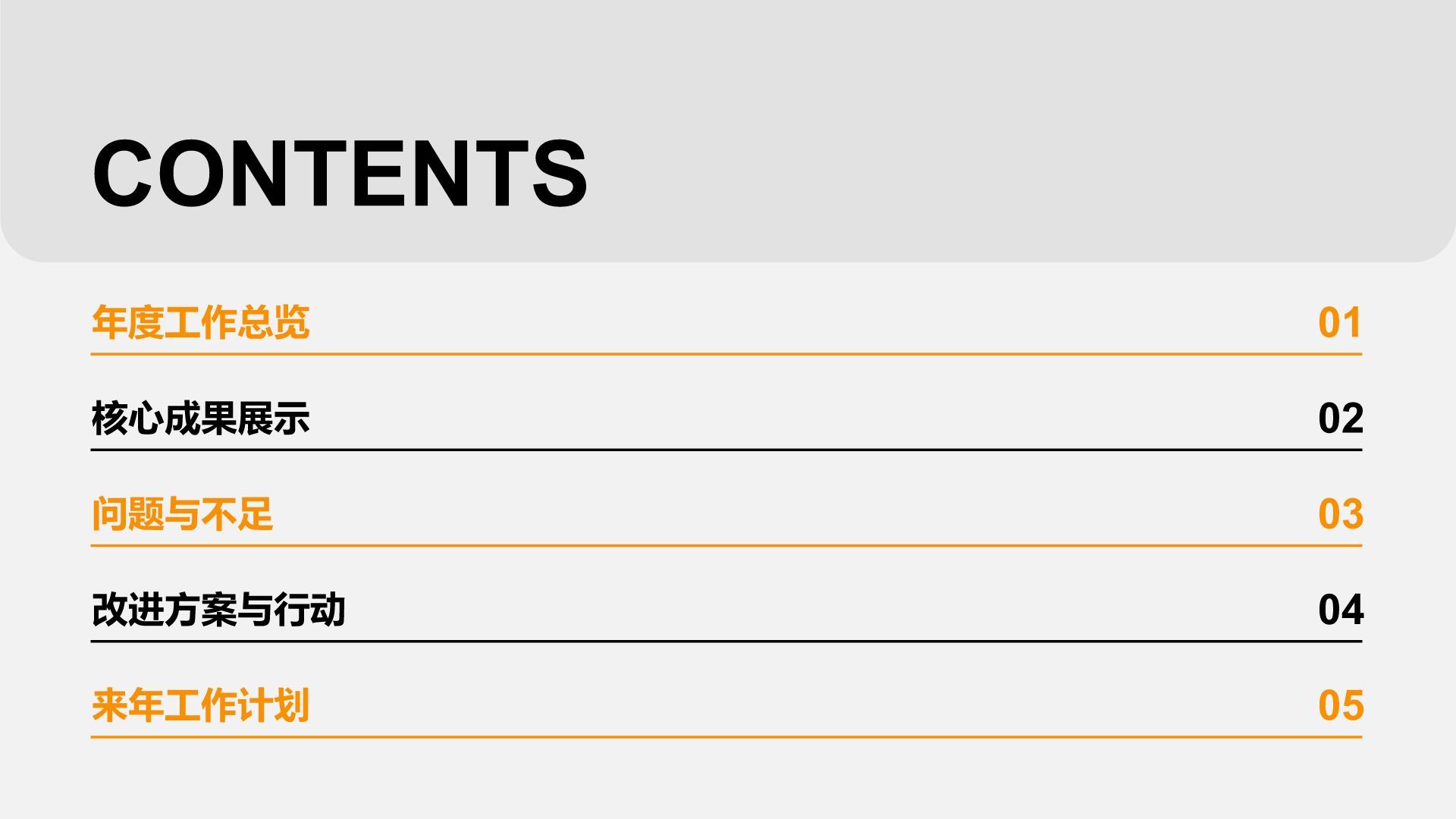 橙色3D风通用行业年终总结模板PPT模板