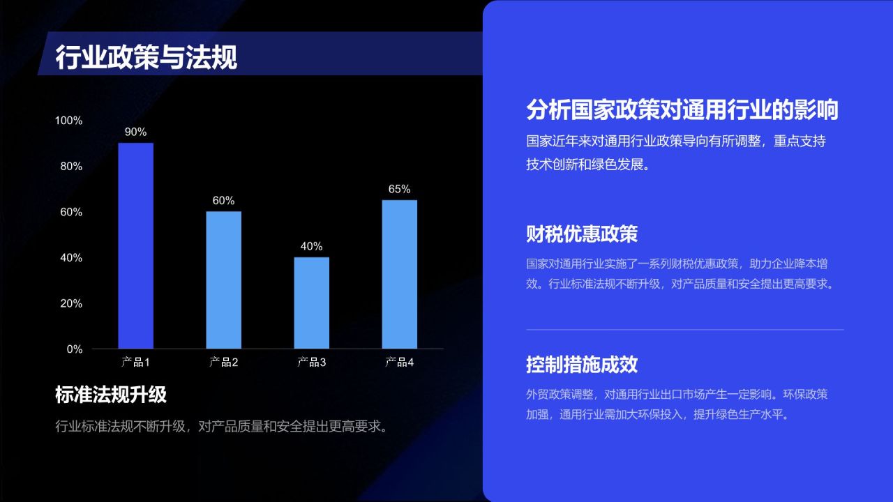 蓝色简约风20XX年度工作总结PPT模板