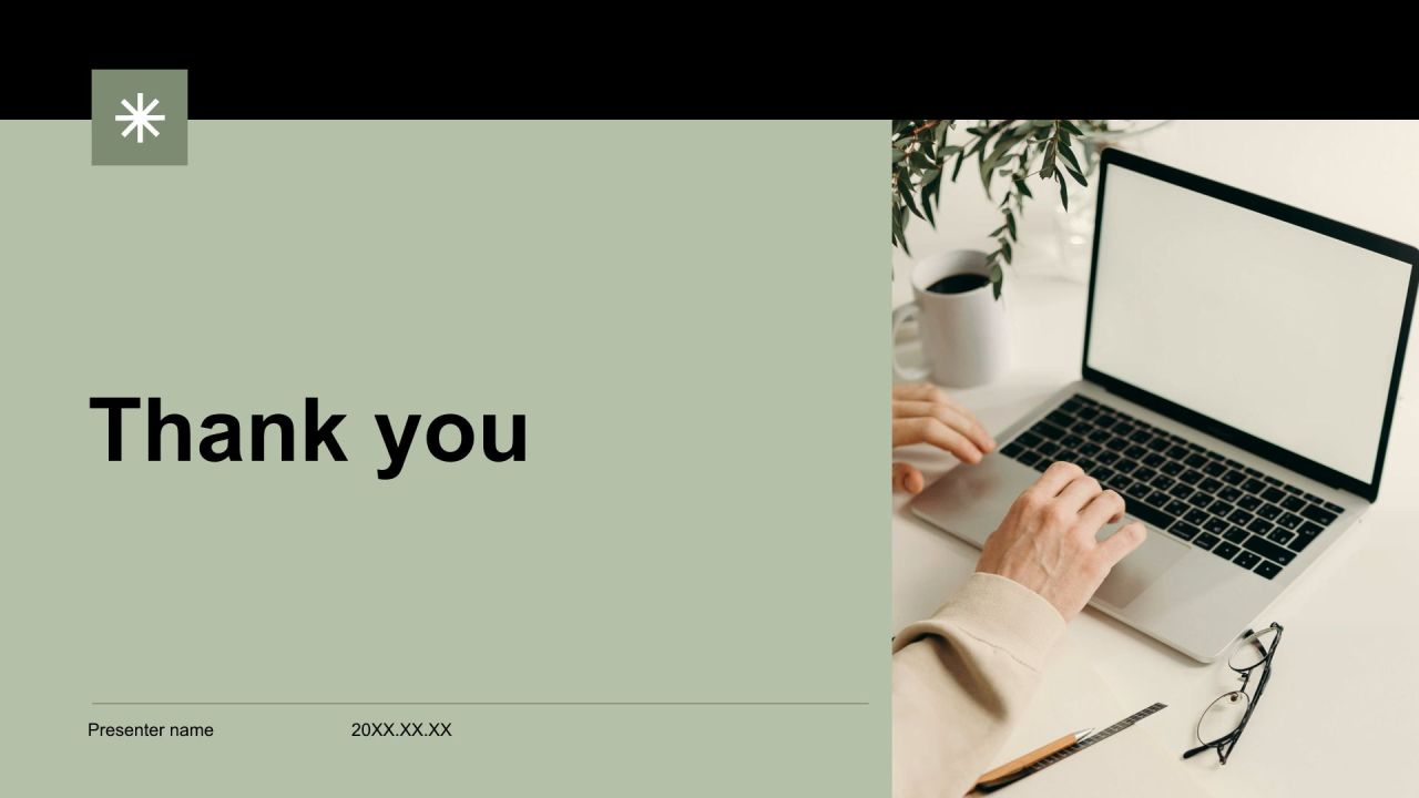 绿色商务风市场营销年终总结与复盘PPT模板