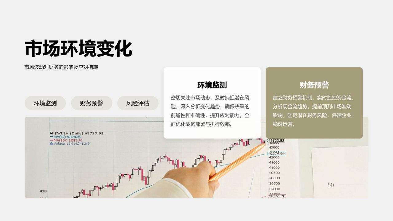 绿色商务风财务年终总结与预算规划PPT模板