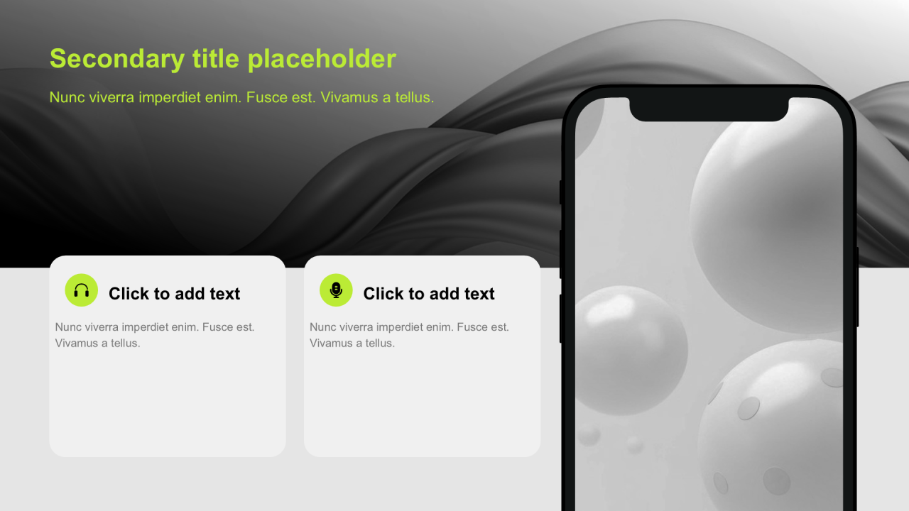 现代商务风含图片PPT列表