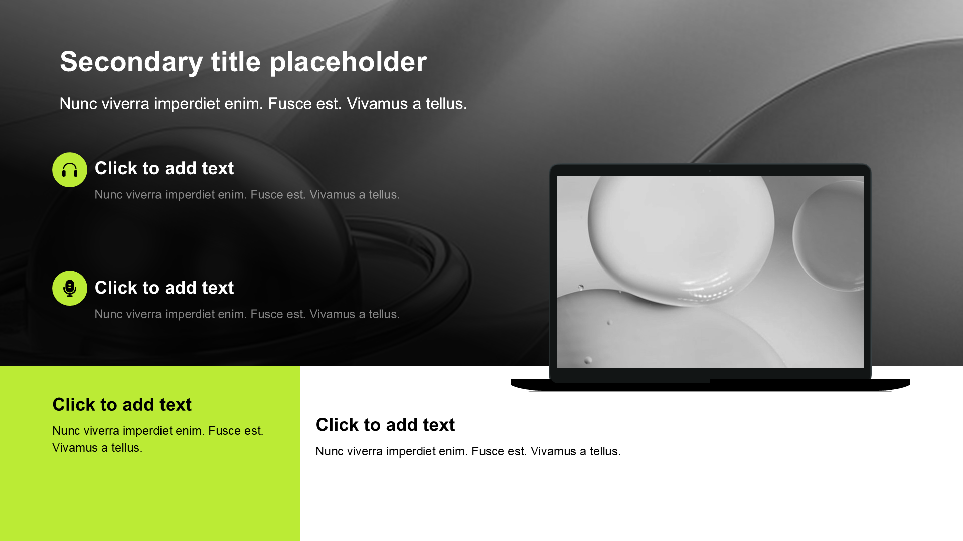 现代商务风含图片PPT列表