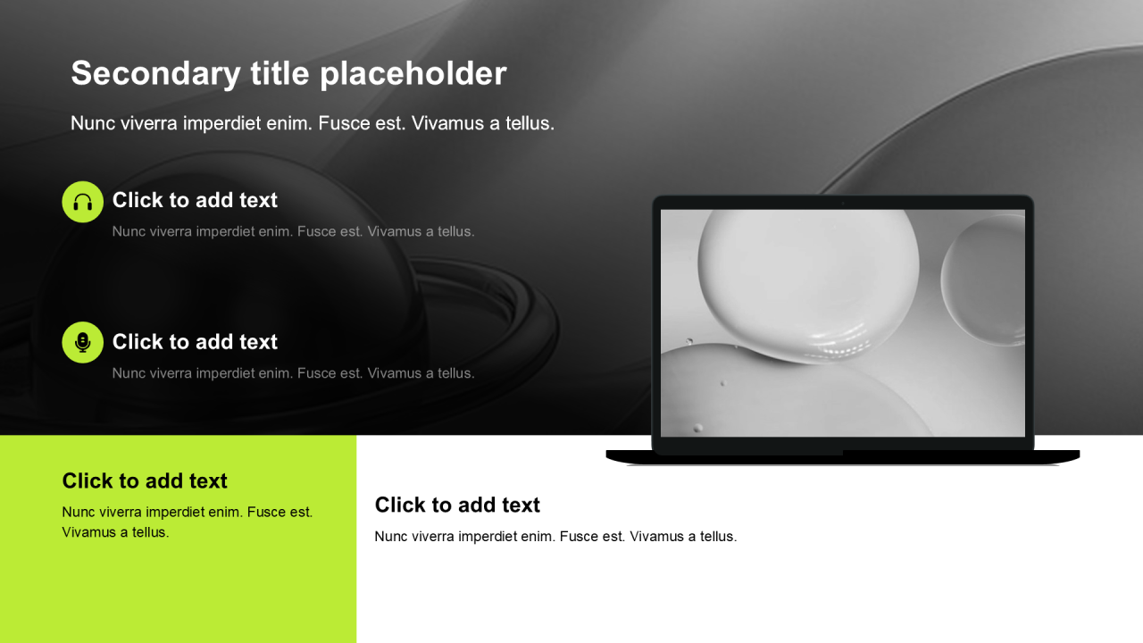 现代商务风含图片PPT列表