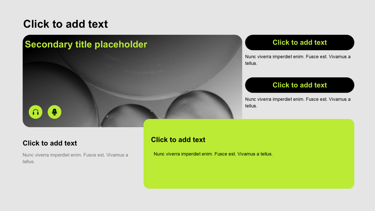 现代商务风含图片PPT列表