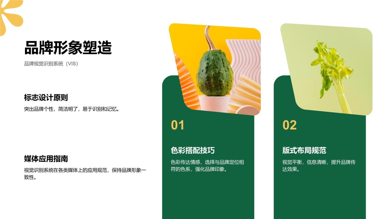 绿色商务风品牌整合营销策略PPT模板