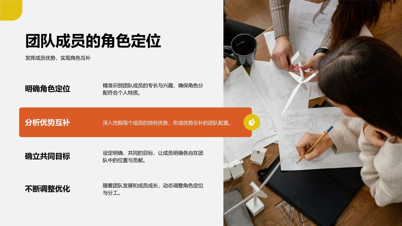 橙色商务风团队建设与激励培训PPT模板