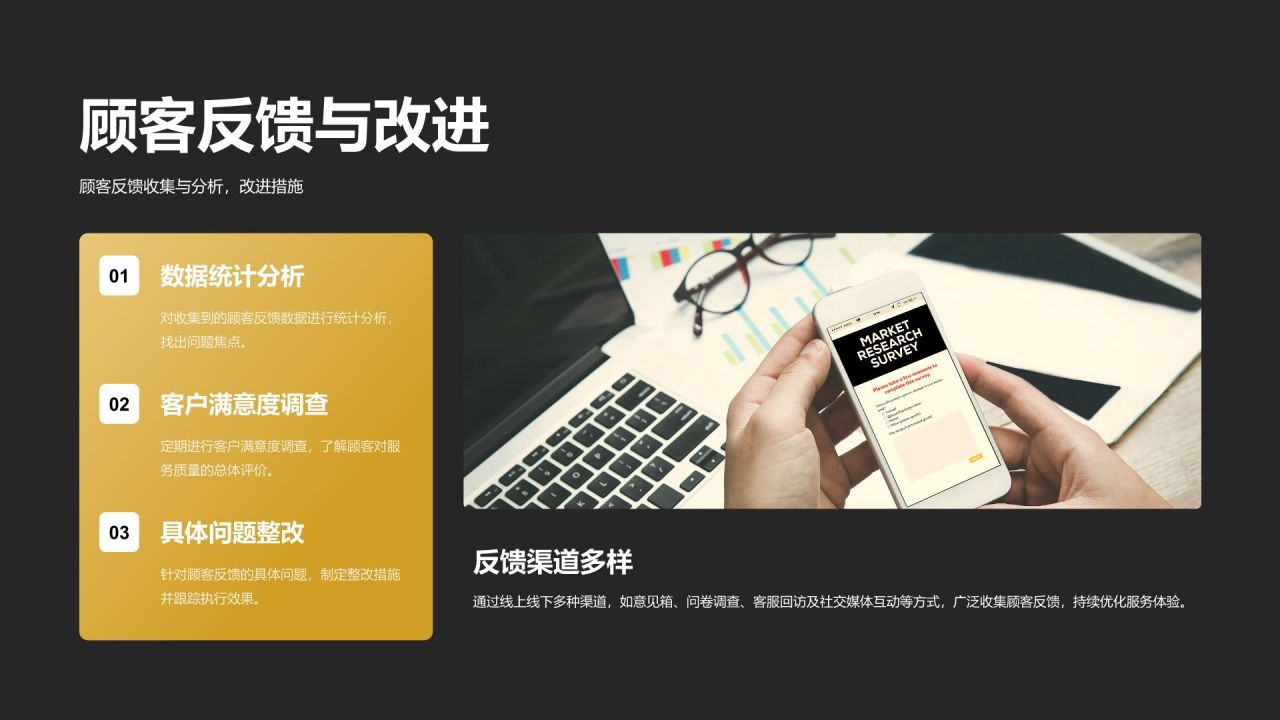 橙色商务风餐饮服务行业年终经营成果汇报PPT模板