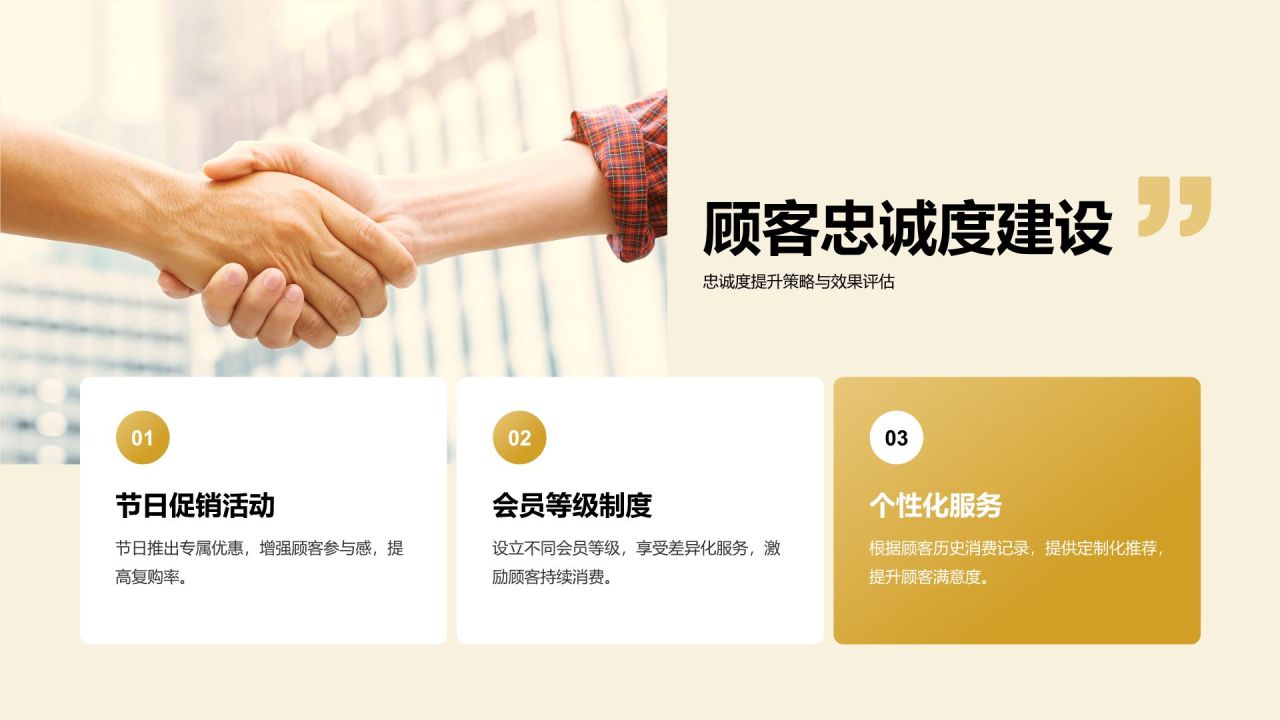 橙色商务风餐饮服务行业年终经营成果汇报PPT模板