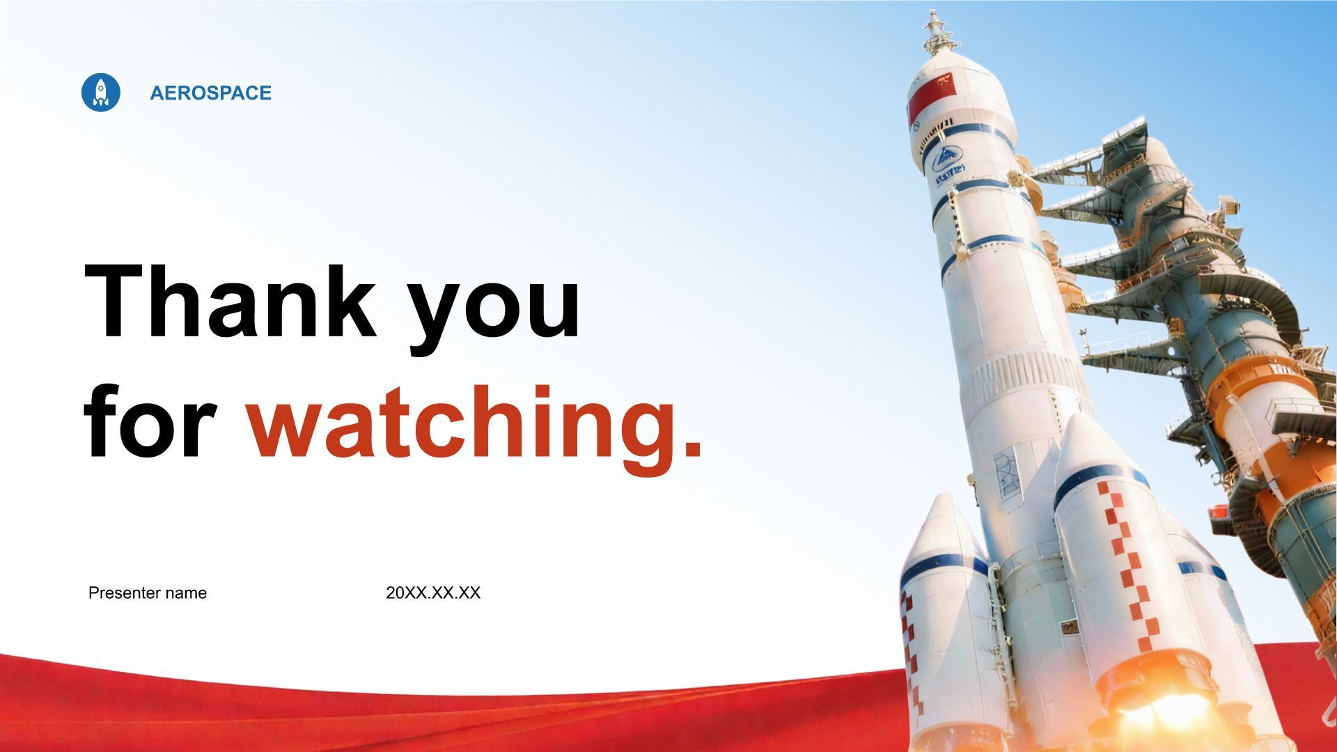 红色党政风航空航天行业年度科研成果展示PPT模板